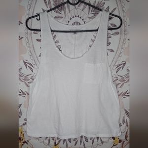 American Eagle Outfitters Cropped Racerback Tank Top